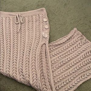 Bathing suit cover up (knit skirt)